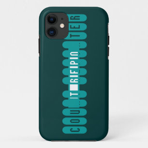 Capa Para iPhone 11 Relatório do Tribunal Leal White Letter iphone 5 p