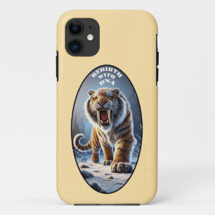 Capa Para iPhone 11 Renascimento de DNA de um Tigre de Dente Saber da 