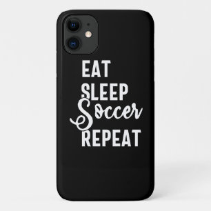 Capa Para iPhone 11 repetir o futebol para dormir