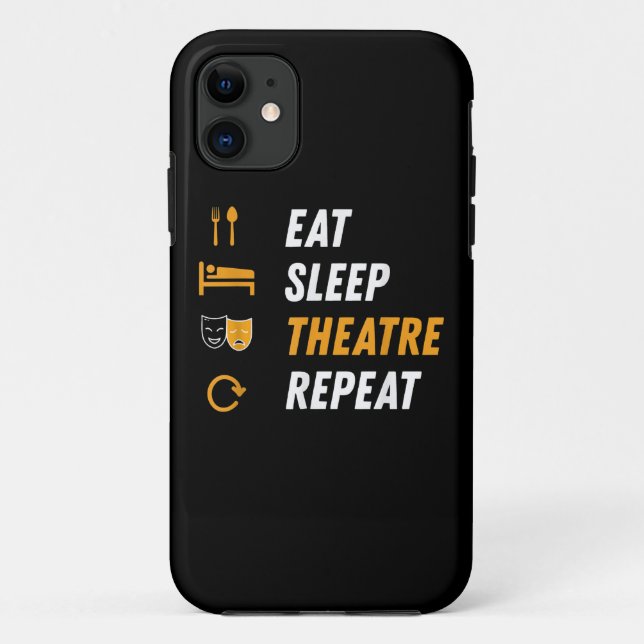 Capa Para iPhone 11 Repetir Teatro De Sono (Verso)