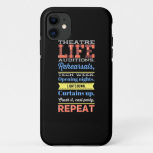 Capa Para iPhone 11 Repetir vida no teatro