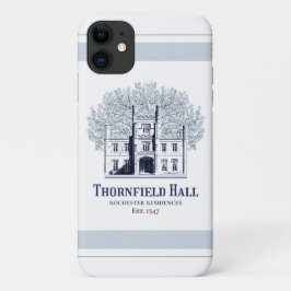 Capa Para iPhone 11 Residências de Jane Eyre Thornfield Hall Rochester