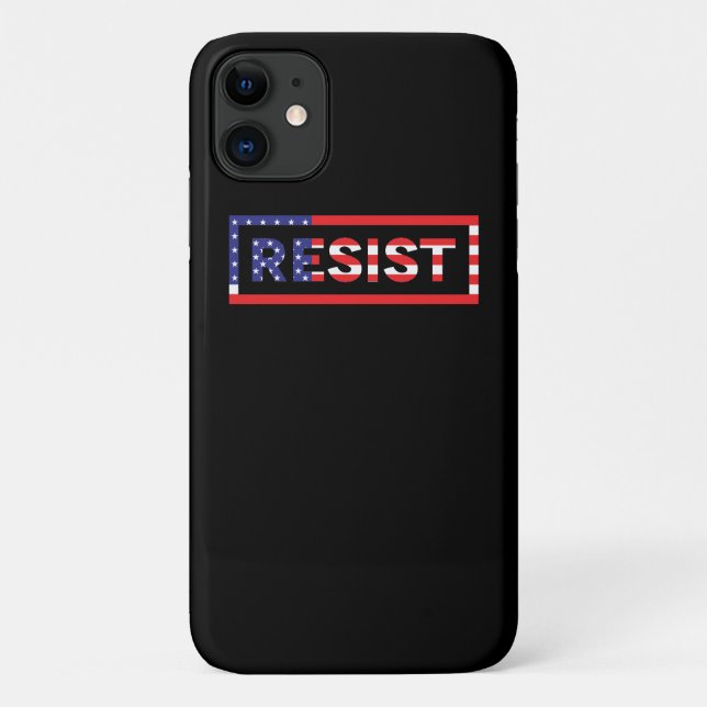 Capa Para iPhone 11 RESISTENTE| Bandeira dos Estados Unidos (Verso)