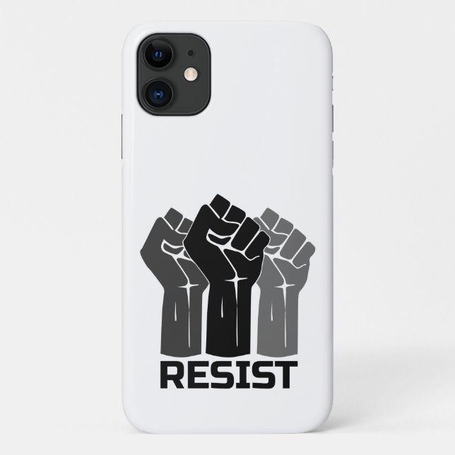 Capa Para iPhone 11 Resistir com punho - em preto 0003 (Verso)