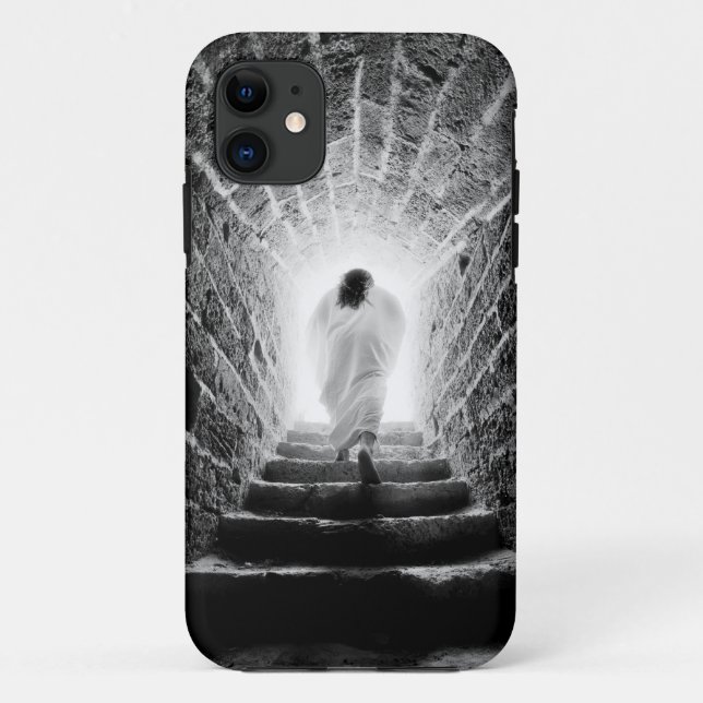 Capa Para iPhone 11 Ressurreição do Cristo de Jesus (Verso)