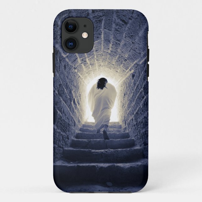 Capa Para iPhone 11 Ressurreição do Cristo de Jesus (Verso)
