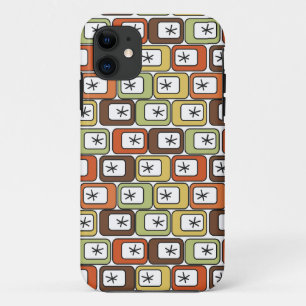 Capa Para iPhone 11 Retângulos Retro com Impulsos 1
