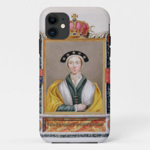 Capa Para iPhone 11 Retrato de Anne de 1515-57) 4ns rainhas de Cleves