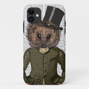 Capa Para iPhone 11 Retrato de Hedgehog Rider
