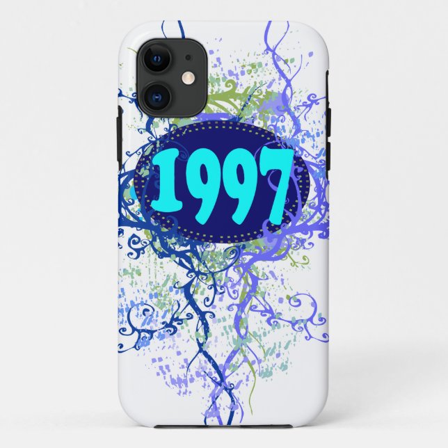 Capa Para iPhone 11 Retro 1997 Aniversário e Desde (Verso)