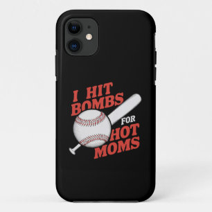 Capa Para iPhone 11 Retro Baseball Engraçado Eu Acertei Bombas Para Mã