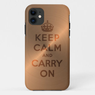 Capa Para iPhone 11 Revista mantêm a calma e continuam