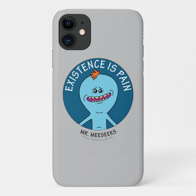 Capa Para iPhone 11 RICK E MORTY™| A Existência É Dor (Verso)