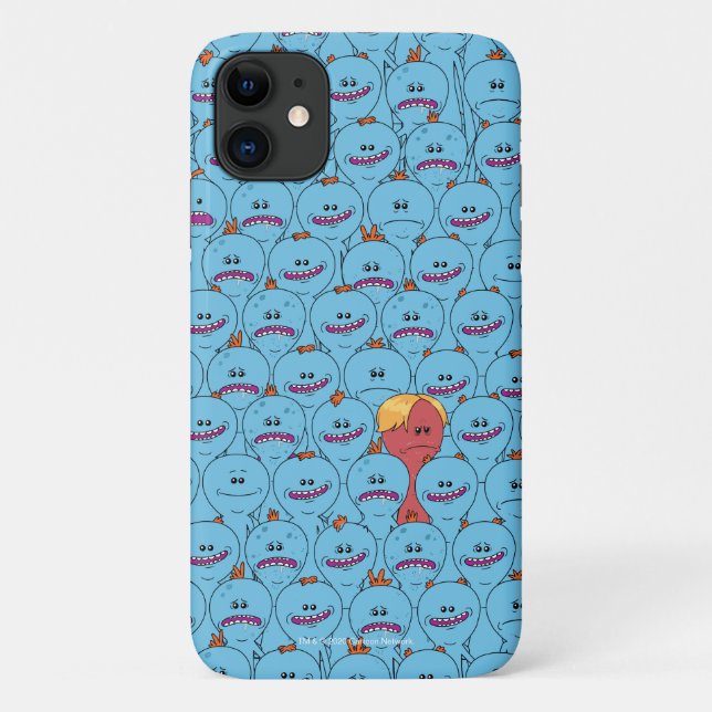 Capa Para iPhone 11 RICK E MORTY™| Kirkland Sr. Meeseeks (Verso)