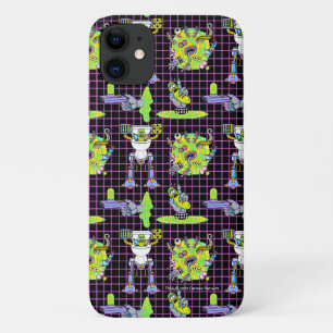 Capa Para iPhone 11 RICK E MORTY™  Padrão do Portal do Rick de sele