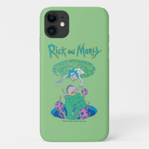 Capa Para iPhone 11 RICK E MORTY™ Salvamento do Portal