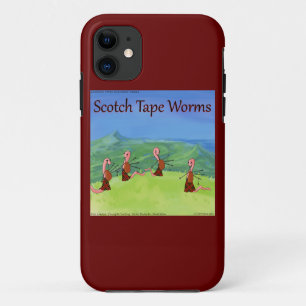 Capa Para iPhone 11 Rick London Vermes Da Escócia Engraçado
