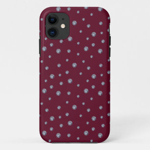 Capa Para iPhone 11 Rinotronas em vermelho escuro