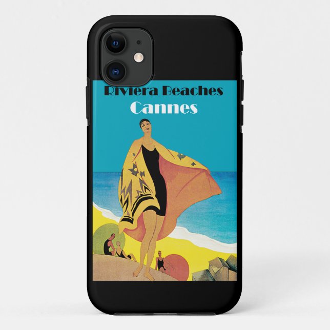 Capa Para iPhone 11 Riviera Beaches ~ Cannes (Verso)