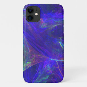 Capa Para iPhone 11 Rochas de cores vibrantes Abstrato cor verde-rosa 