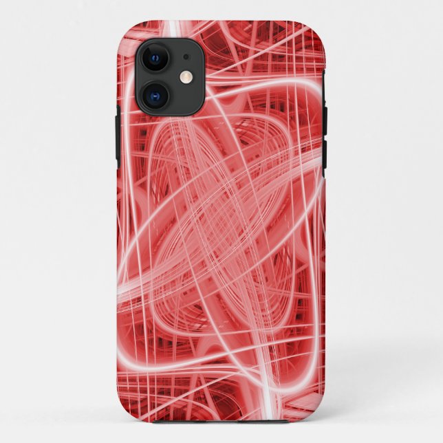 Capa Para iPhone 11 Rochedos vermelhos e brancos (Verso)