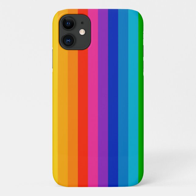 Capa Para iPhone 11 Roda Colorida (Verso)