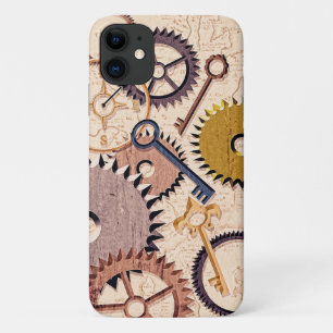 Capa Para iPhone 11 Rodas, Artes, Chaves, Tintas De Óleo De Mapas Anti