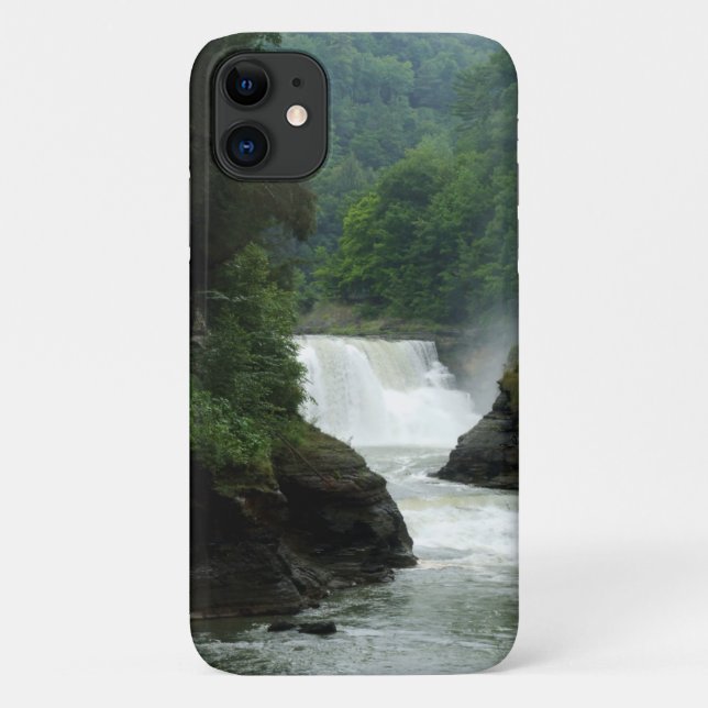 Capa Para iPhone 11 Rolchworth State Park Upper Waterfall (Verso)