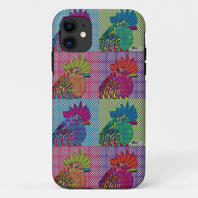 Capa Para iPhone 11 Roosters ficaram em Psicose (Verso)