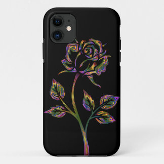 Capa Para iPhone 11 Rosa de cor espetacular