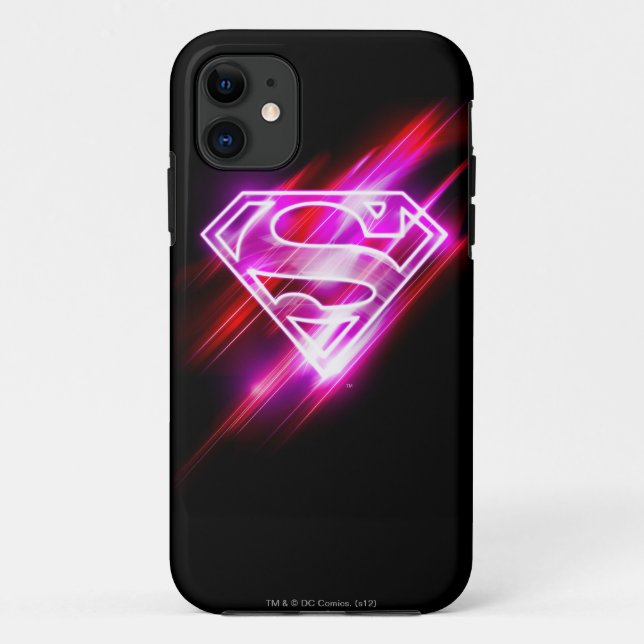 Capa Para iPhone 11 Rosa de Supergirl (Verso)