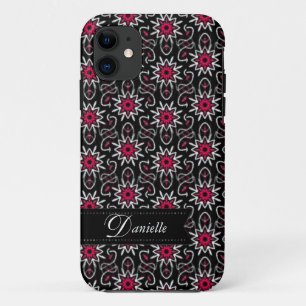 Capa Para iPhone 11 Rosa do na moda+Caixa preta do iPhone 5 do teste