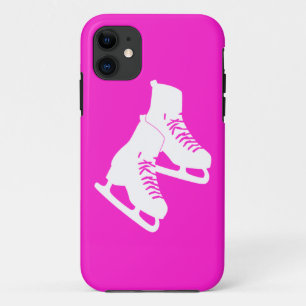 Capa Para iPhone 11 rosa dos skates de gelo do iPhone 5