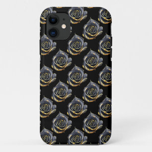 Capa Para iPhone 11 Rosa preto misterioso