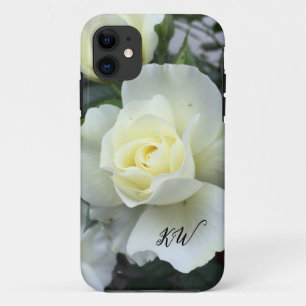 Capa Para iPhone 11 Rosa White Photo Garden