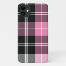 Capa Para iPhone 11 Rosa xadrez