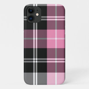 Capa Para iPhone 11 Rosa xadrez