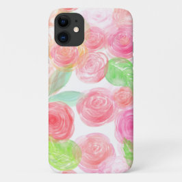 Capa Para iPhone 11 Rosas