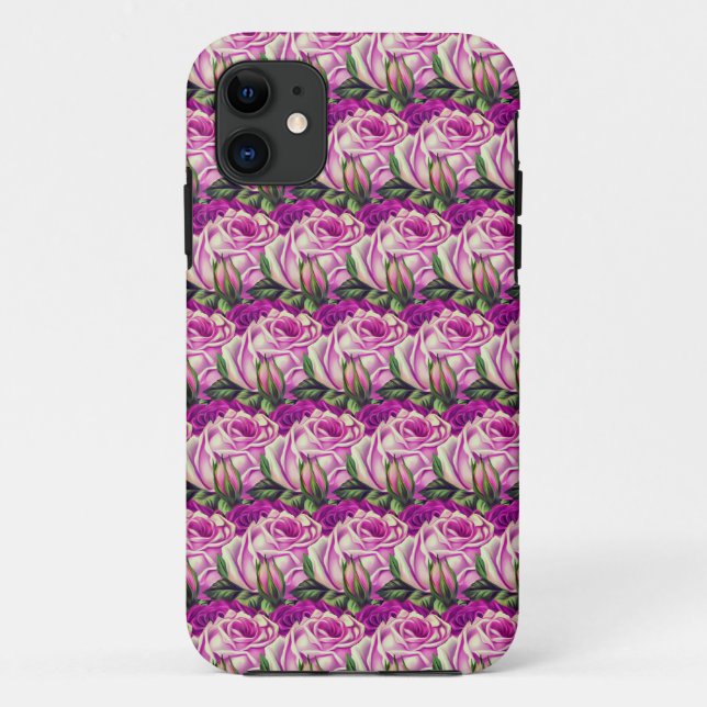 Capa Para iPhone 11 Rosas (Verso)