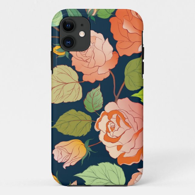 Capa Para iPhone 11 Rosas 15 (Verso)