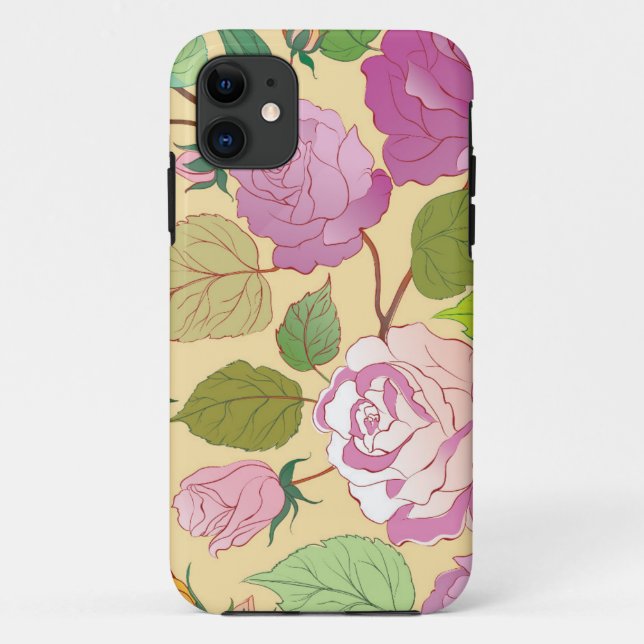 Capa Para iPhone 11 Rosas 19 (Verso)
