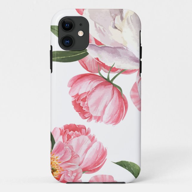 Capa Para iPhone 11 Rosas bonitas (Verso)