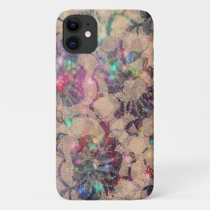 Capa Para iPhone 11 Rosas de Renda Bonitas