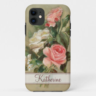 Capa Para iPhone 11 Rosas do chique