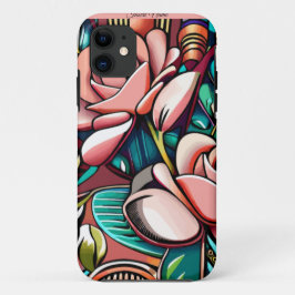 Capa Para iPhone 11 Rosas duplos: um arranjo flexível espetacular