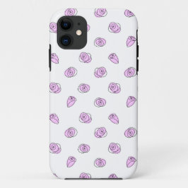 Capa Para iPhone 11 Rosas Lilac Multicapas de iphone