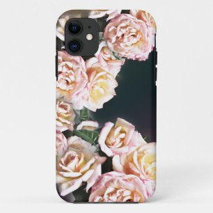Capa Para iPhone 11 Rosas Rosa Elegantes I-Capa de telefone