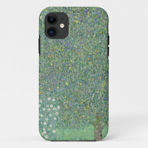 Capa Para iPhone 11 Rosebushes debaixo das árvores - Gustav Klimt