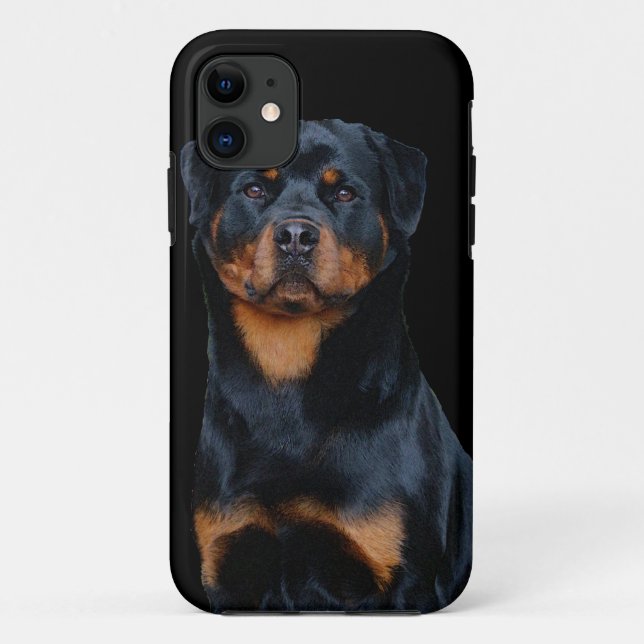 Capa Para iPhone 11 Rottweiler  (Verso)