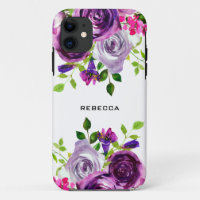 Roxo buquê de flores